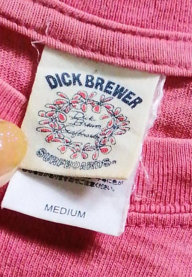 Vintage Vintage Dick Brewer Surfboards surf pink shirt Size US L / EU 52-54 / 3 - 2 Thumbnail