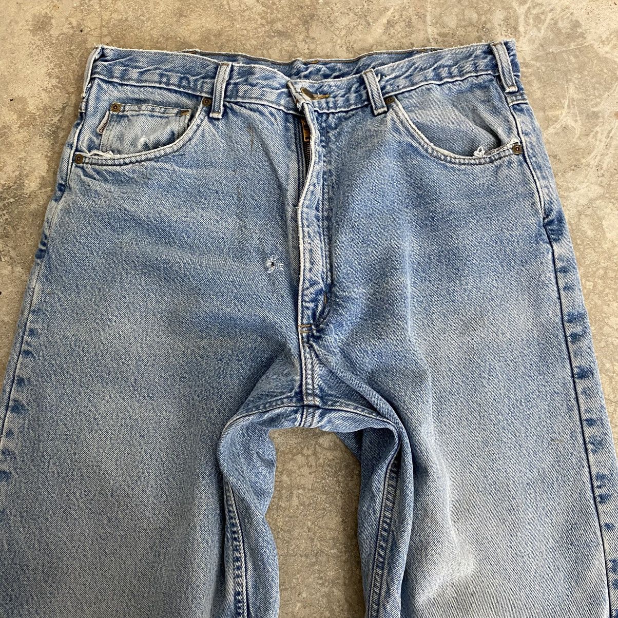 Carhartt Vintage Carhartt Blanket Lined Relaxed Fit Denim Jeans Size US 35 - 16 Thumbnail