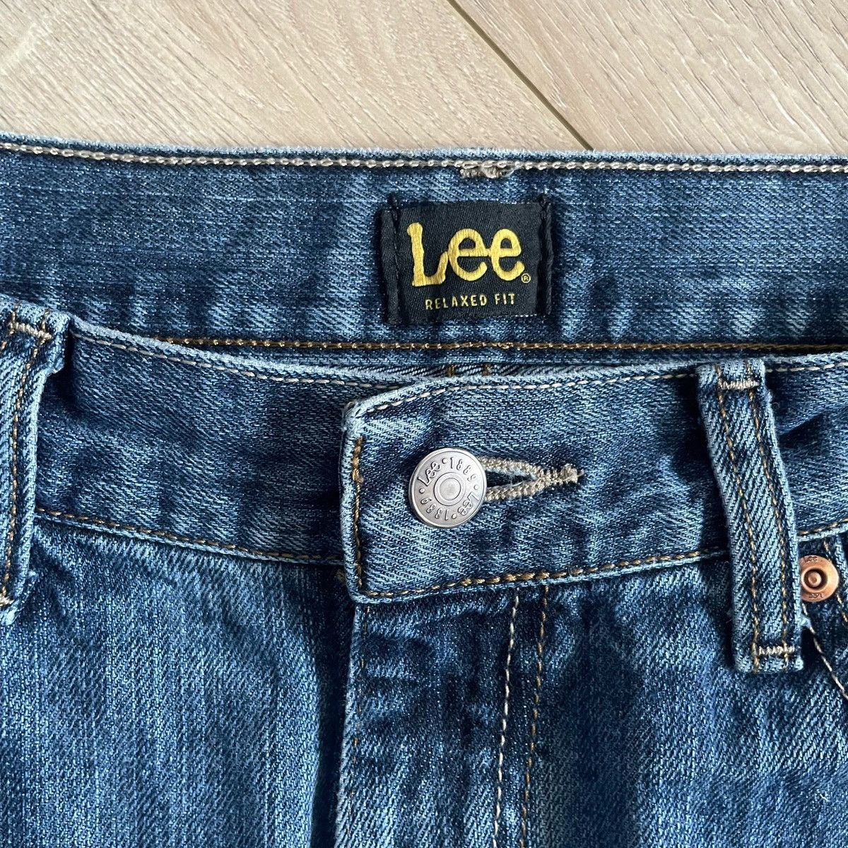 Lee Lee Relaxed Ripped Indigo Vintage Jeans Size US 34 / EU 50 - 6 Thumbnail