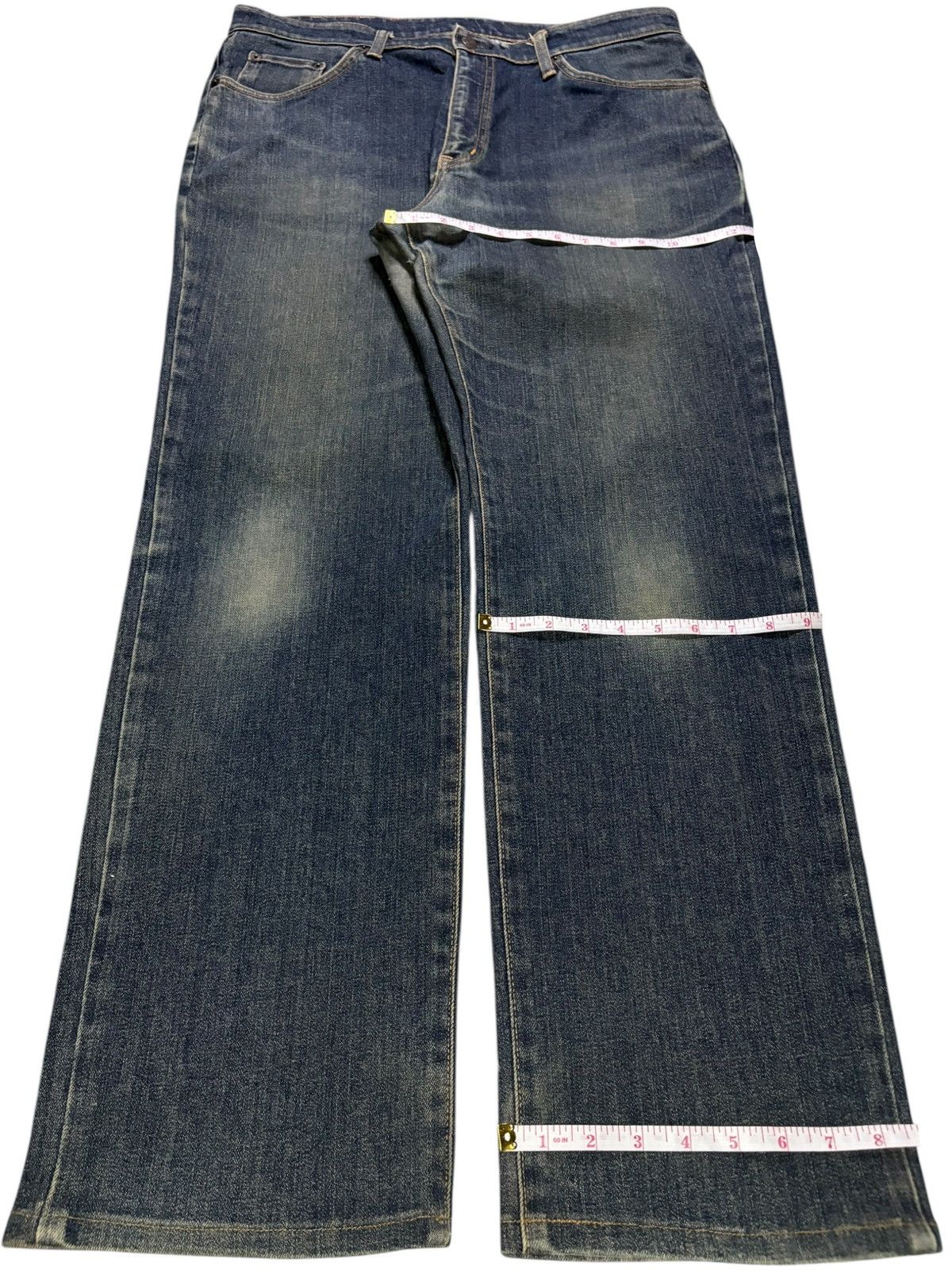 Edwin Vintage Edwin 403 Mud Wash Distressed Baggy Jeans Size US 36 / EU 52 - 15 Thumbnail