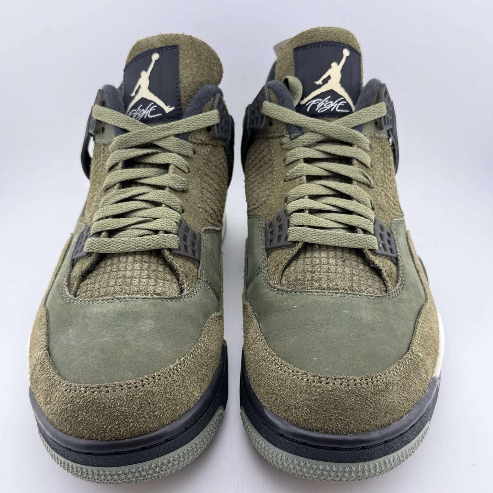 Jordan Brand Jordan 4 Retro Craft Medium Olive 12 Used OG Box FB9927-200 Size US 12 / EU 45 - 3 Thumbnail
