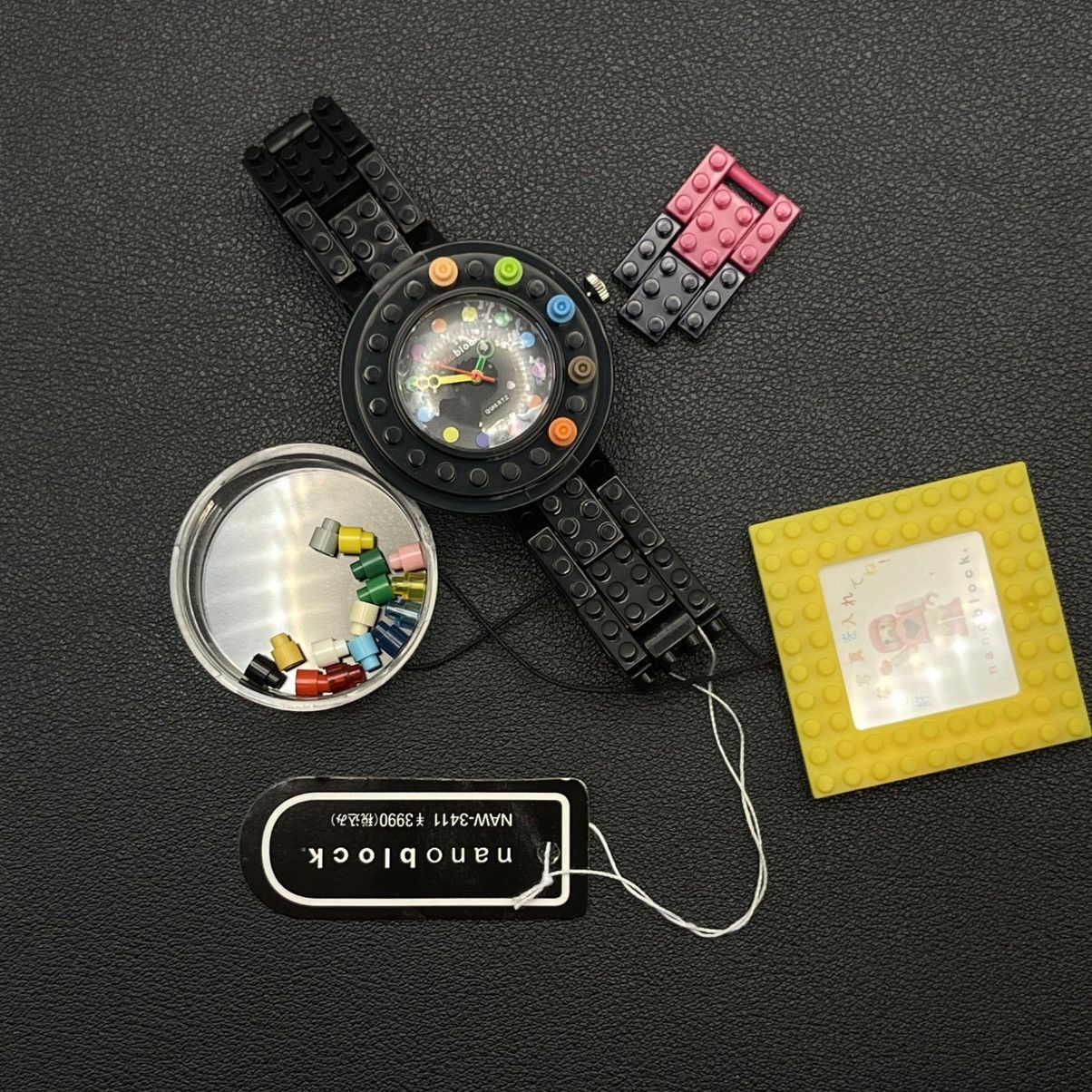 Japanese Brand Very Rare Vintage Nanoblock LEGO Retro Watch - Japan (NIB) Size ONE SIZE - 12 Thumbnail