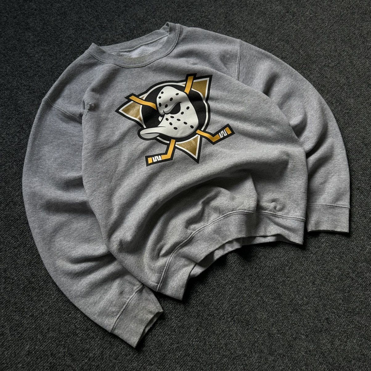 NHL VTG nhl anaheim ducks sweatshirts big logo Size S Man Y2K Size US S / EU 44-46 / 1 - 2 Thumbnail
