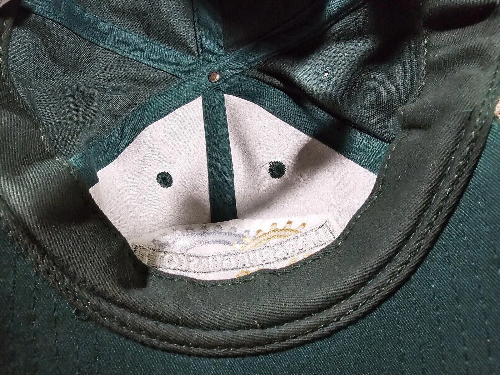Designer Horsburgh & Scott Green Strapback Cap Hat Adjustable Size ONE SIZE - 8 Thumbnail