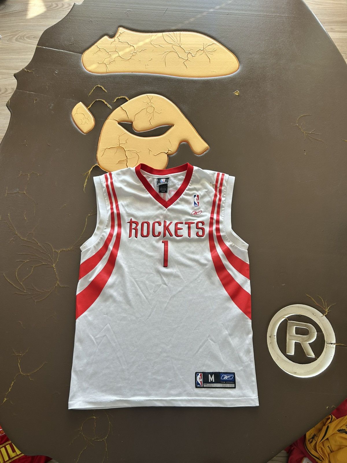 NBA Tracy Mcgrady Rockets NBA Basketball Jersey Reebok Size US M / EU 48-50 / 2 - 1 Thumbnail