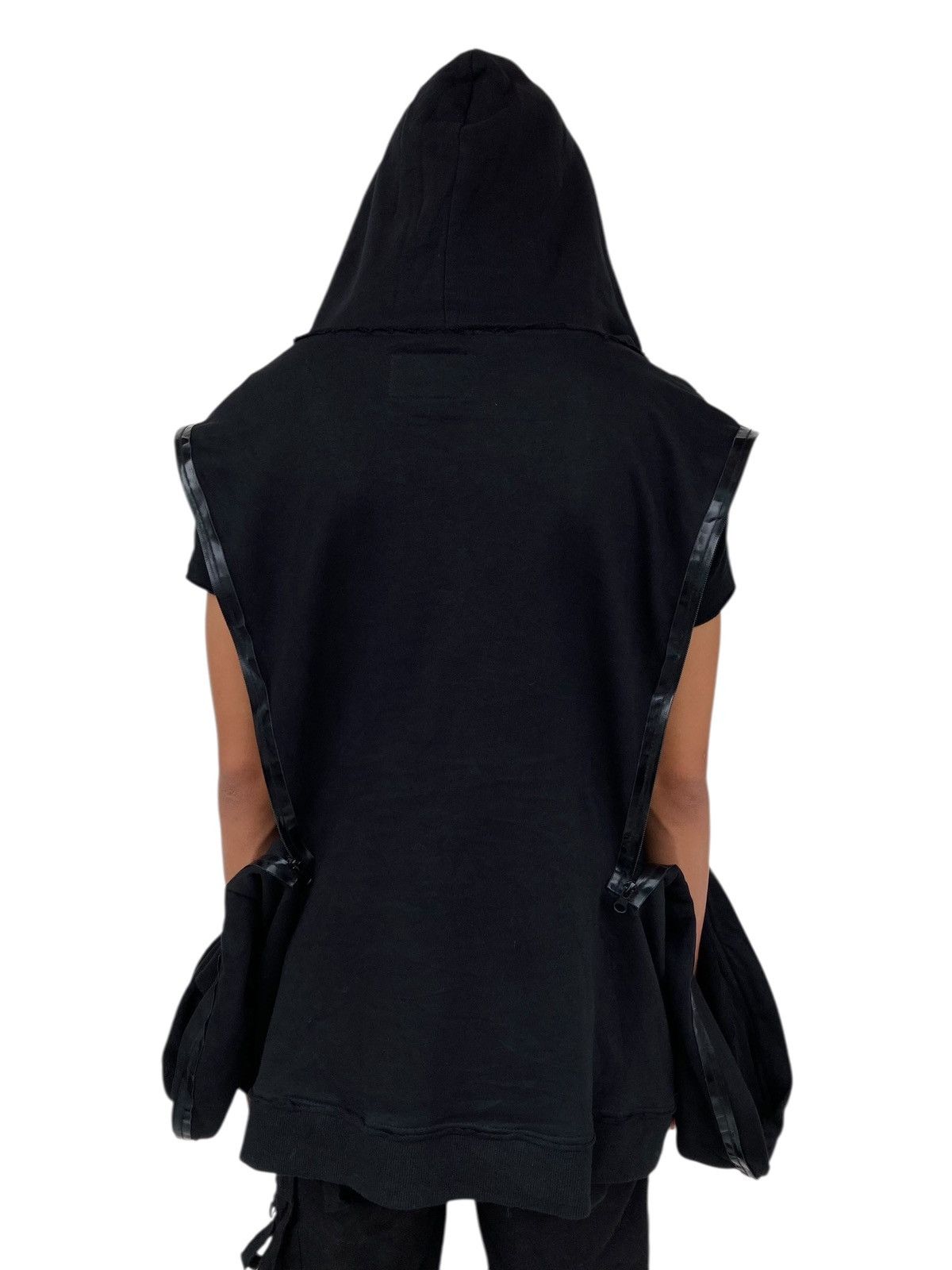 20471120 2000s Yoikadakada - PVC Metal Hoodie Size US M / EU 48-50 / 2 - 6 Thumbnail