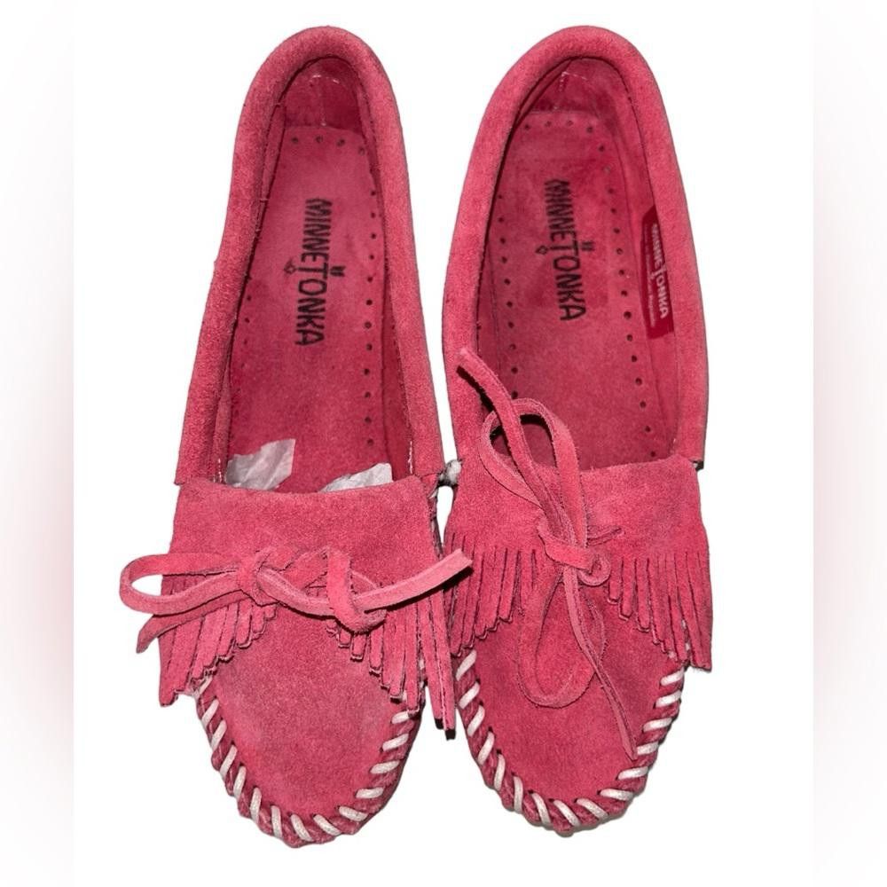 Minnetonka Minnetonka l Kilty Pink Moccasins 5 Size US 5 / IT 35 - 2 Thumbnail