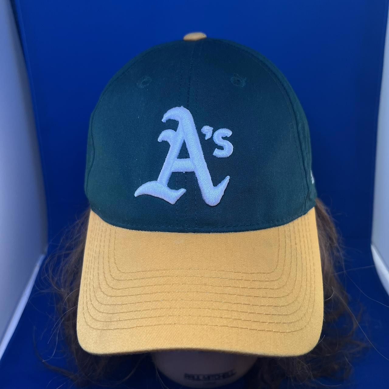 MLB Authentic Oakland A's Baseball Cap Team Colors Size ONE SIZE - 2 Thumbnail