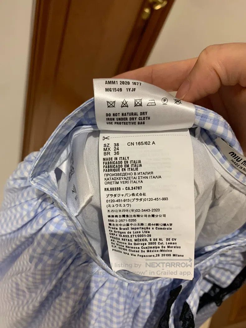 Miu Miu Miu Miu 38 overskirt Size 37" - 7 Thumbnail