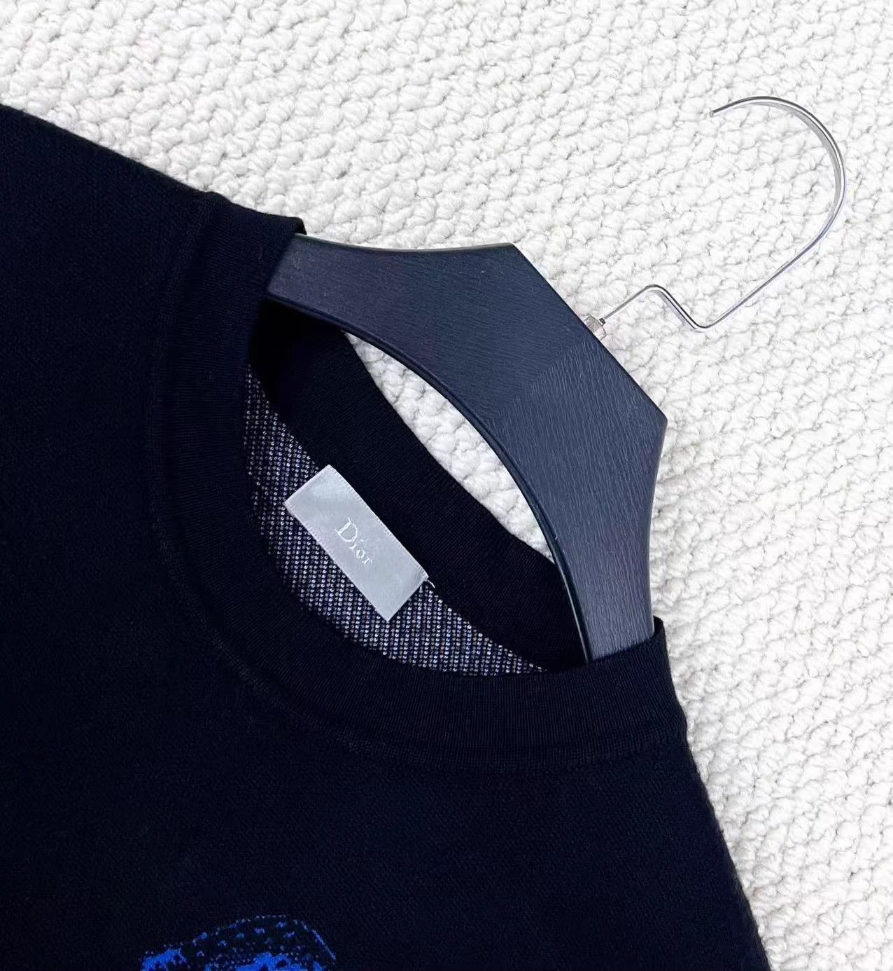 Dior Dior Runway Black Intarsia Logo Sweater S Size US S / EU 44-46 / 1 - 3 Thumbnail