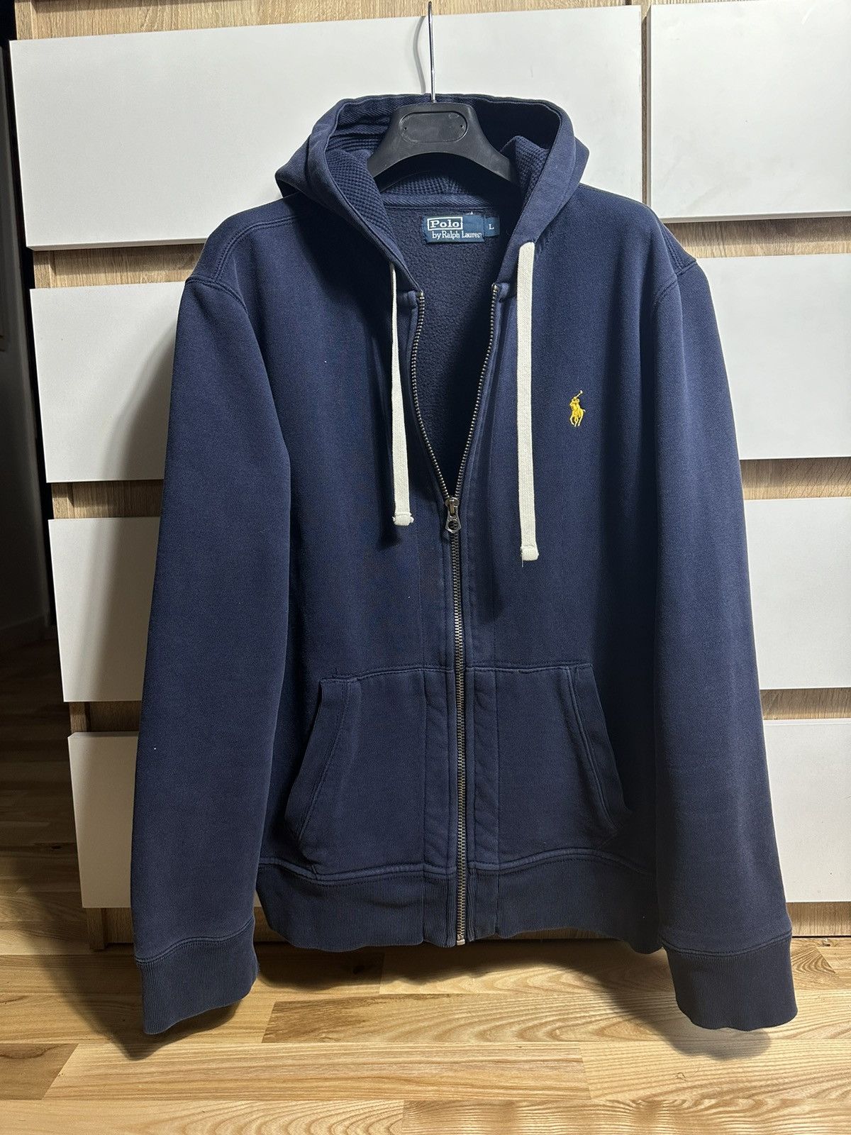 Mens Vintage Zip Hoodie Polo Ralph Lauren 90s