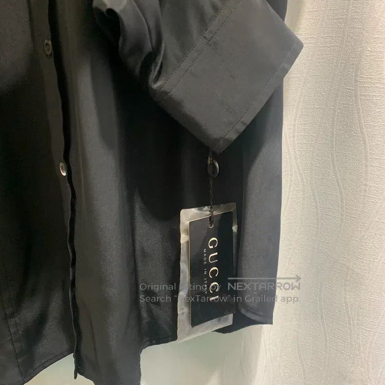 Gucci Gucci Black long-sleeved shirt Size US S / EU 44-46 / 1 - 7 Thumbnail