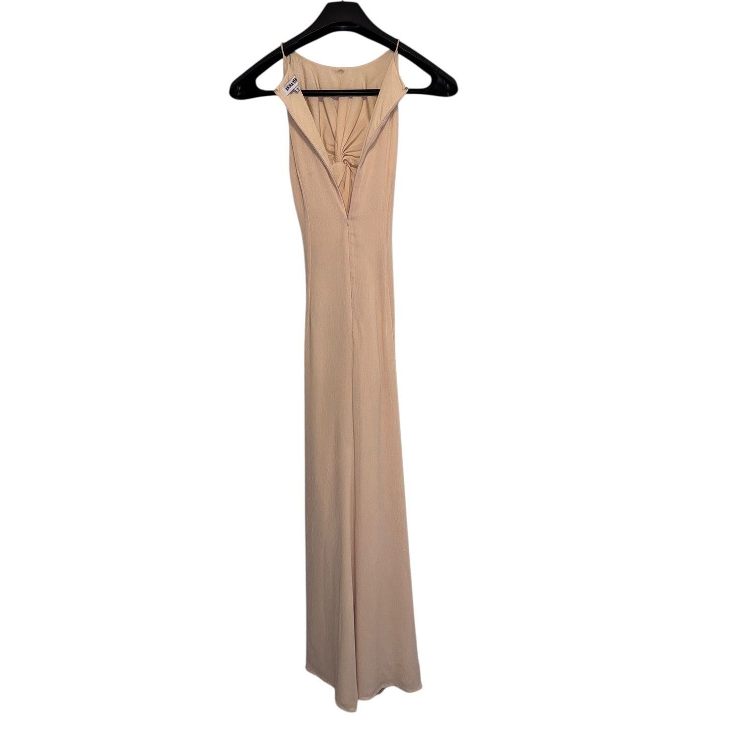 Other ,Andrea Iyamah Aminata Champagne Keyhole Halter Jumpsuit Sm Size 27" / US 4 / IT 40 - 5 Thumbnail