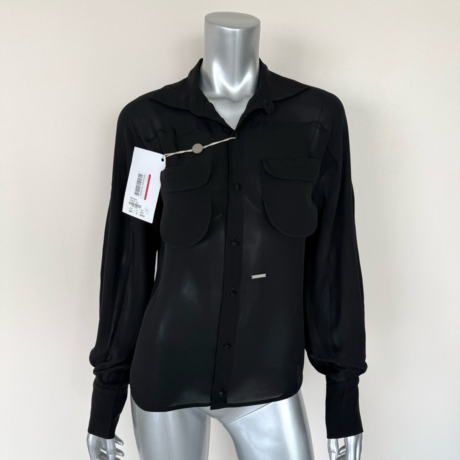 NWT!!! Dsquared2 women silk blouse size 38 IT or 8 US 850$