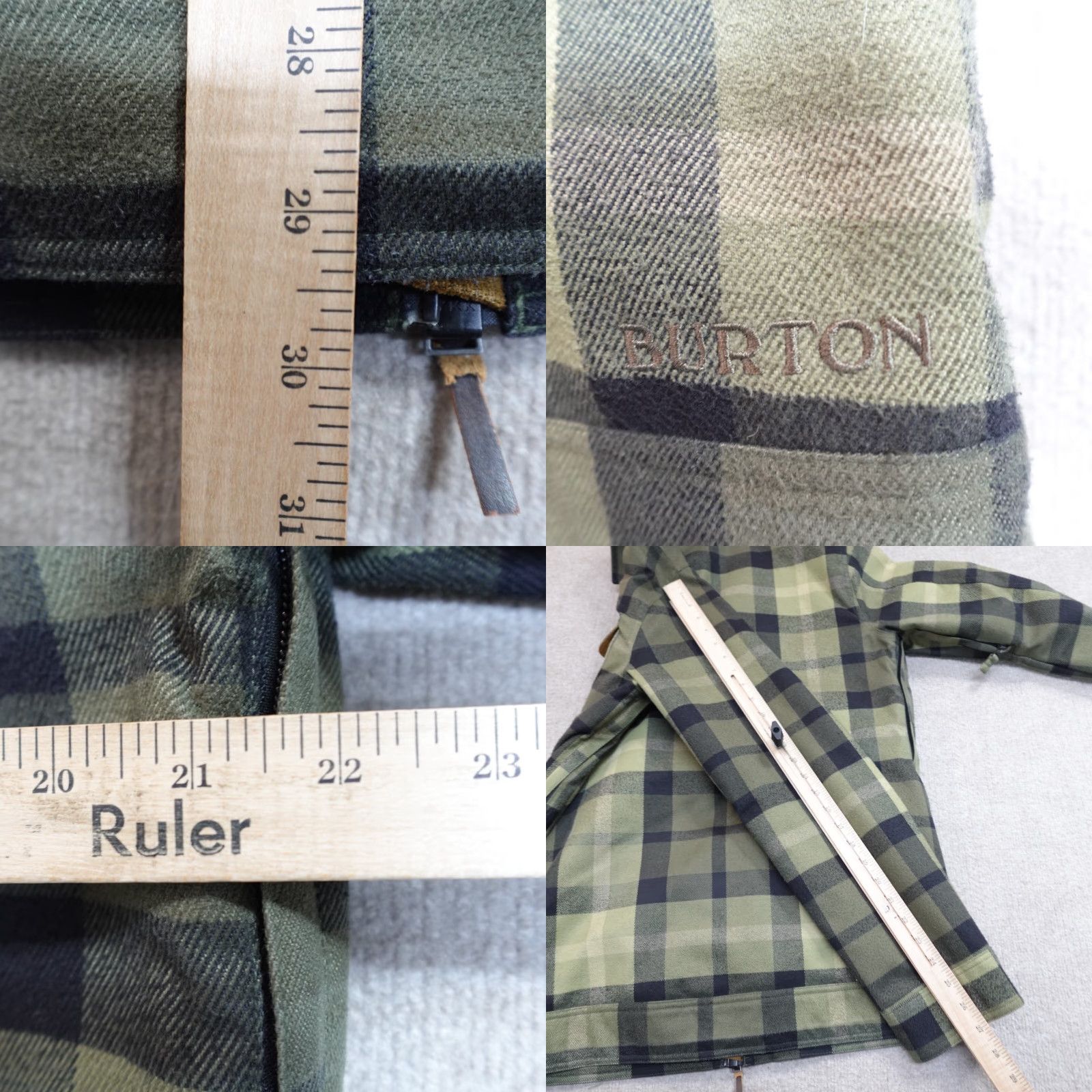 Burton Burton Jacket Small Green Plaid Dunmore Barn Chore Mens Size US S / EU 44-46 / 1 - 9 Thumbnail