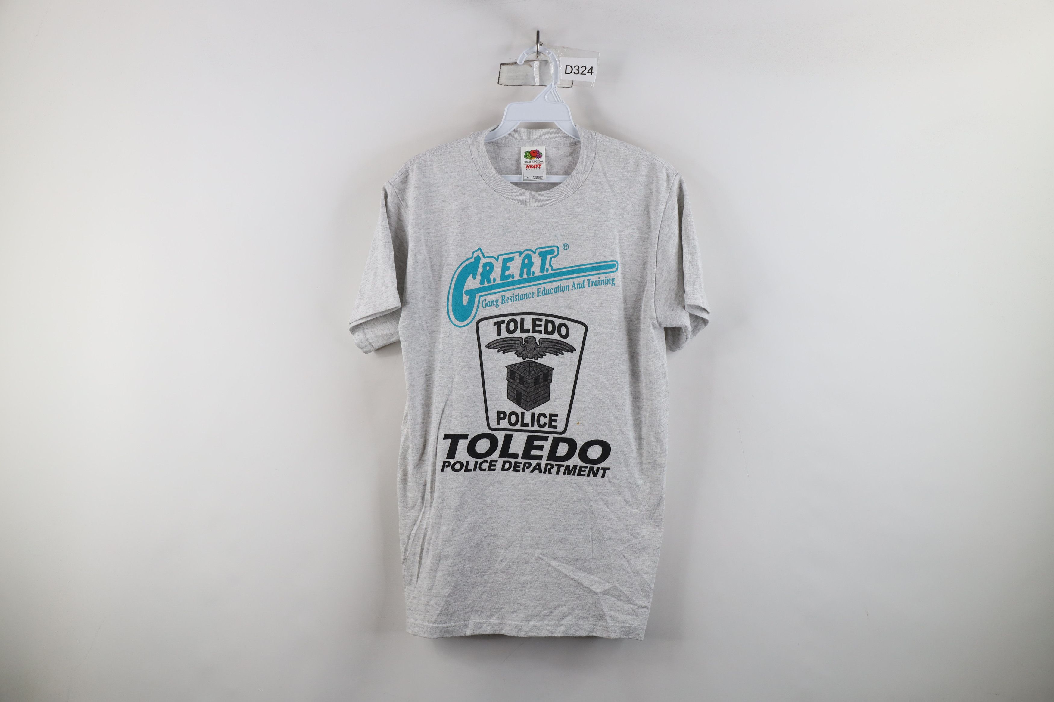 Vintage Vintage 90s Gang Resistance Toledo Ohio Police T-Shirt Gray Size US S / EU 44-46 / 1 - 1 Thumbnail