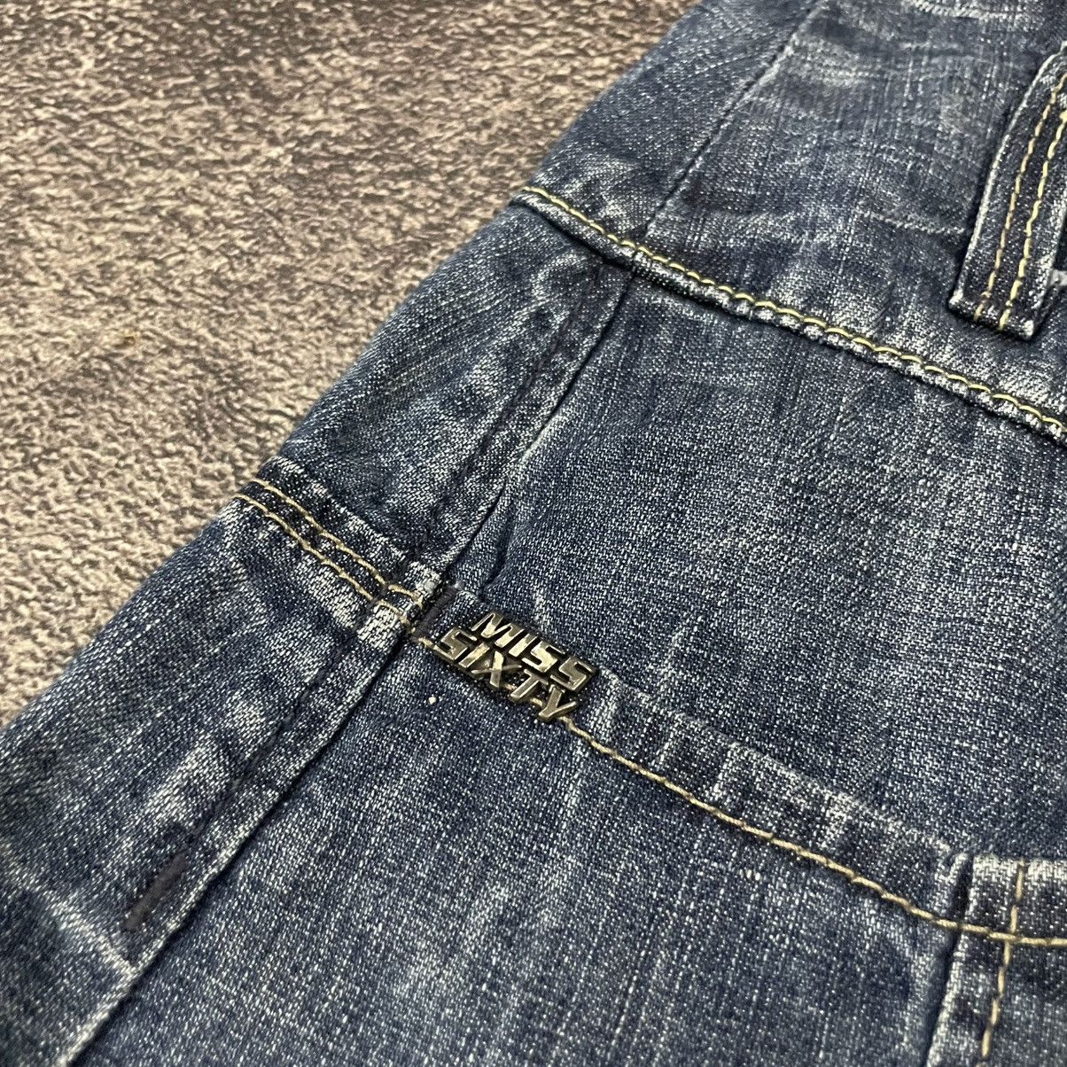 Designer × If Six Was Nine × Miss Sixty 00's Miss sixty midi skirt jeans Size 27" / US 4 / IT 40 - 4 Thumbnail