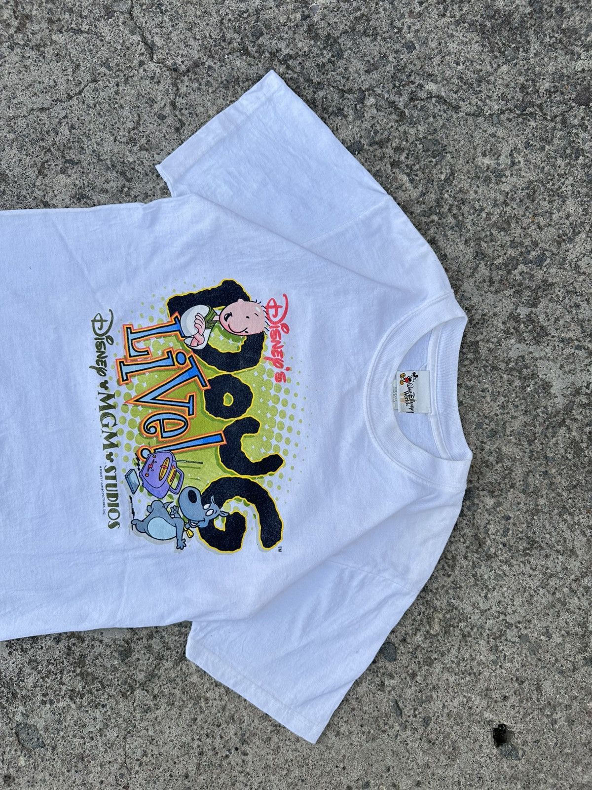 Disney Vintage 90s Disney MGM Studios Doug Live Park Tee Size US S / EU 44-46 / 1 - 5 Thumbnail