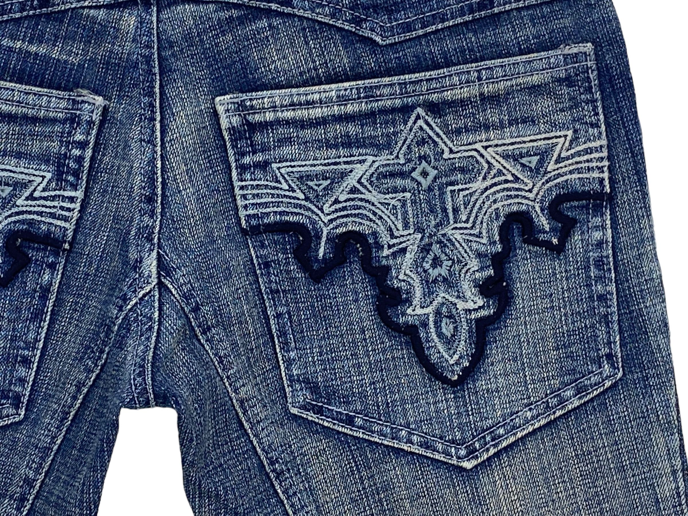 Japanese Brand Sky Bomber Flare Jeans Size US 26 / EU 42 - 10 Thumbnail