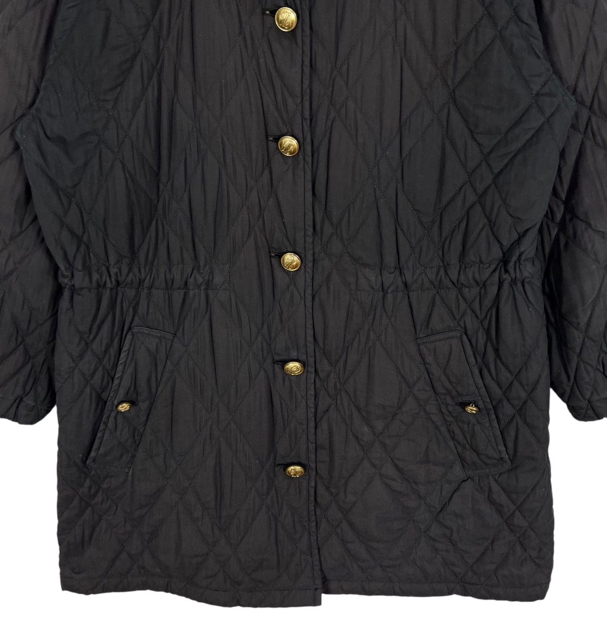 Burberry Vintage 90s Burberrys Quilted Women Coat Size M / US 6-8 / IT 42-44 - 4 Thumbnail