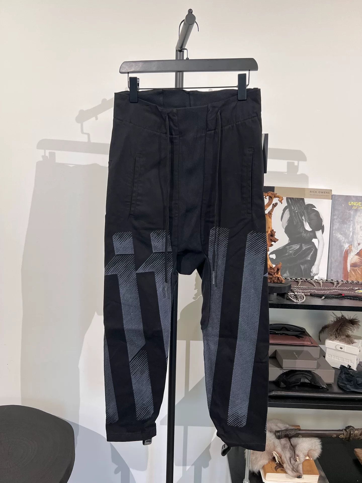 11 By Boris Bidjan Saberi Boris Bidjan Saberi 11bybbs Embroidered Trousers Size US 26 / EU 42 - 1 Thumbnail