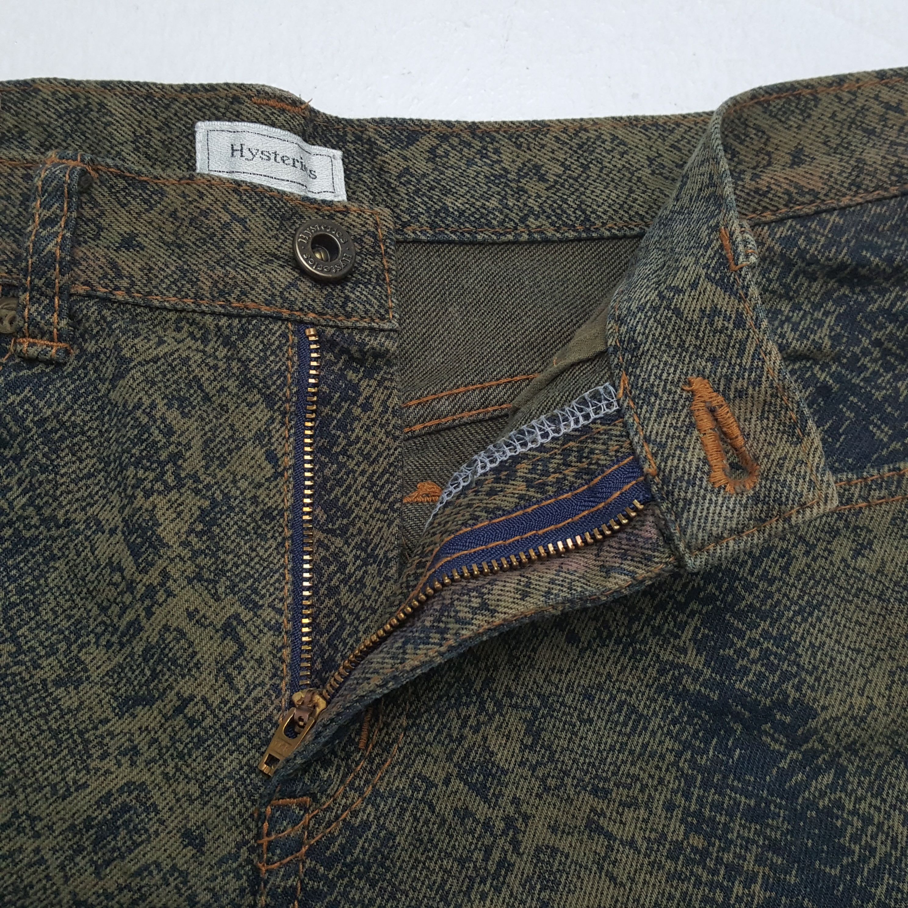 Hysteric Glamour × Japanese Brand × Vintage Vintage HYSTERIC GLAMOUR Japanese Brand Rare Design Jeans Size US 28 / EU 44 - 12 Thumbnail