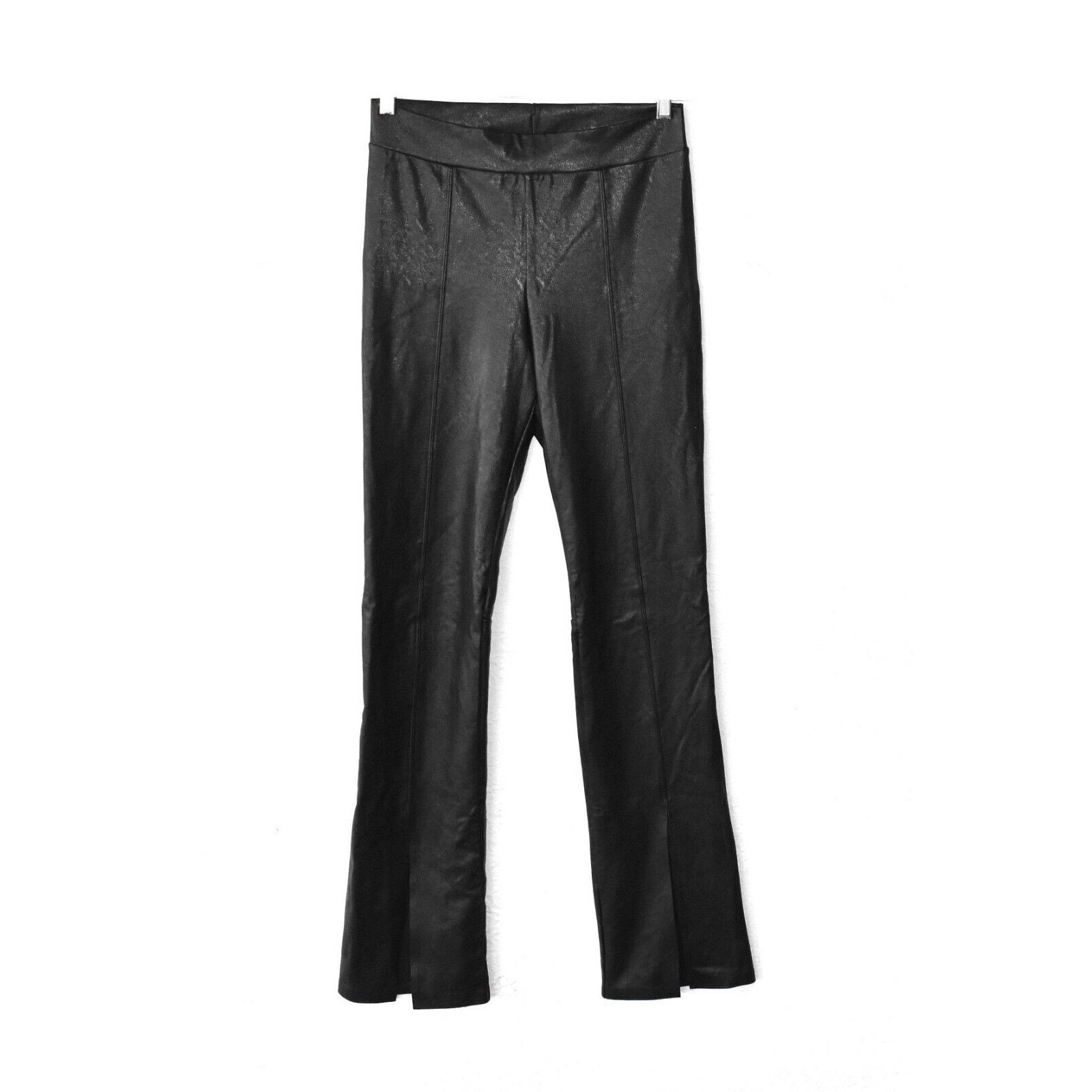 Commando NEW COMMANDO Black Faux Leather Pull On Stretch Pants Size M Size 29" - 1 Thumbnail