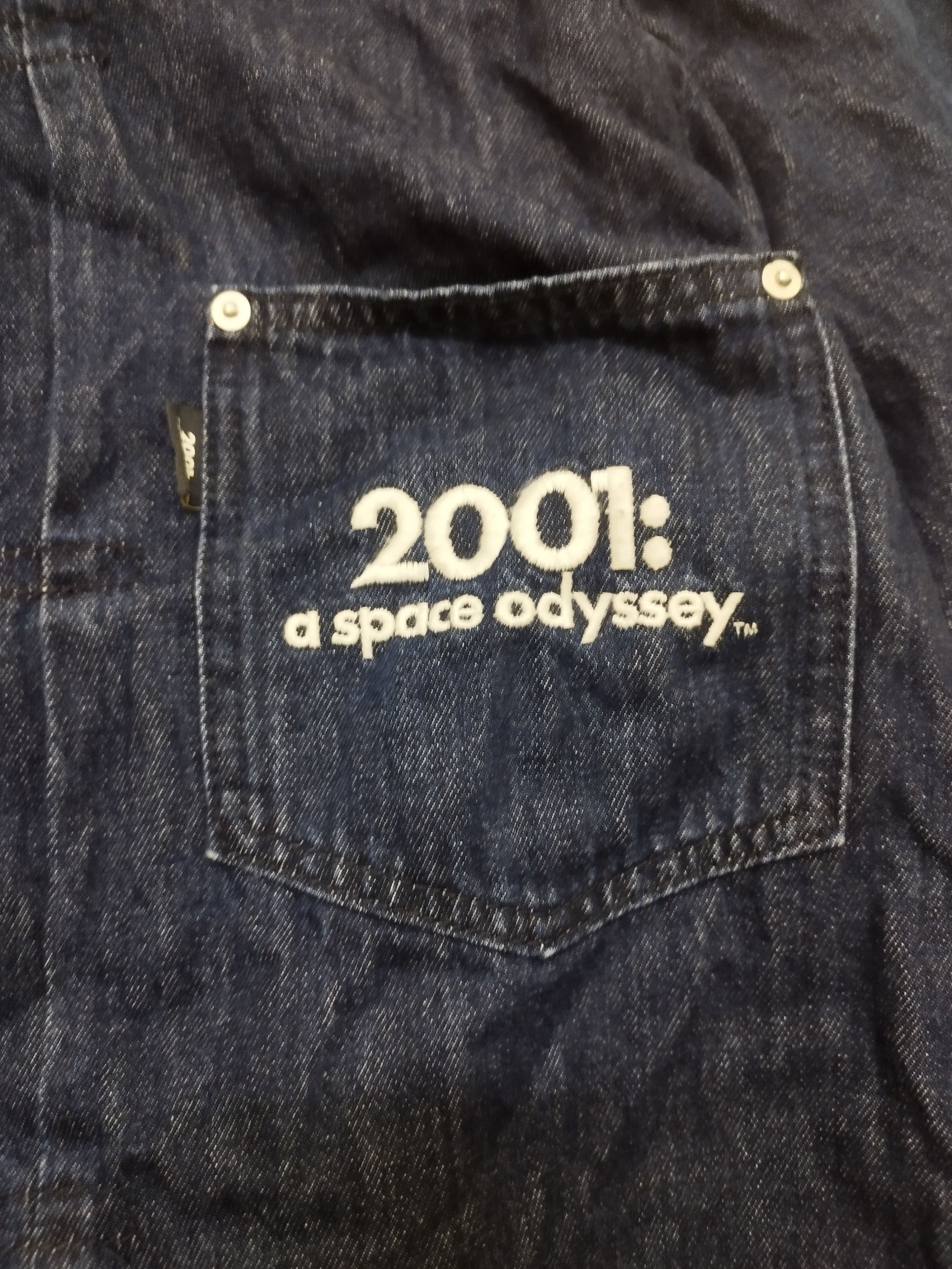 GU Stanley Kubrick A Space Odyssey Type 1 Blue Denim Jacket Size US XL / EU 56 / 4 - 8 Thumbnail