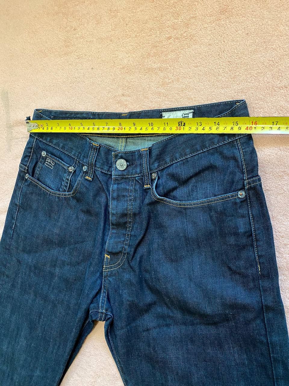 G-Star G STAR RAW Blue Button Fly Denim Jeans Size US 32 / EU 48 - 14 Thumbnail
