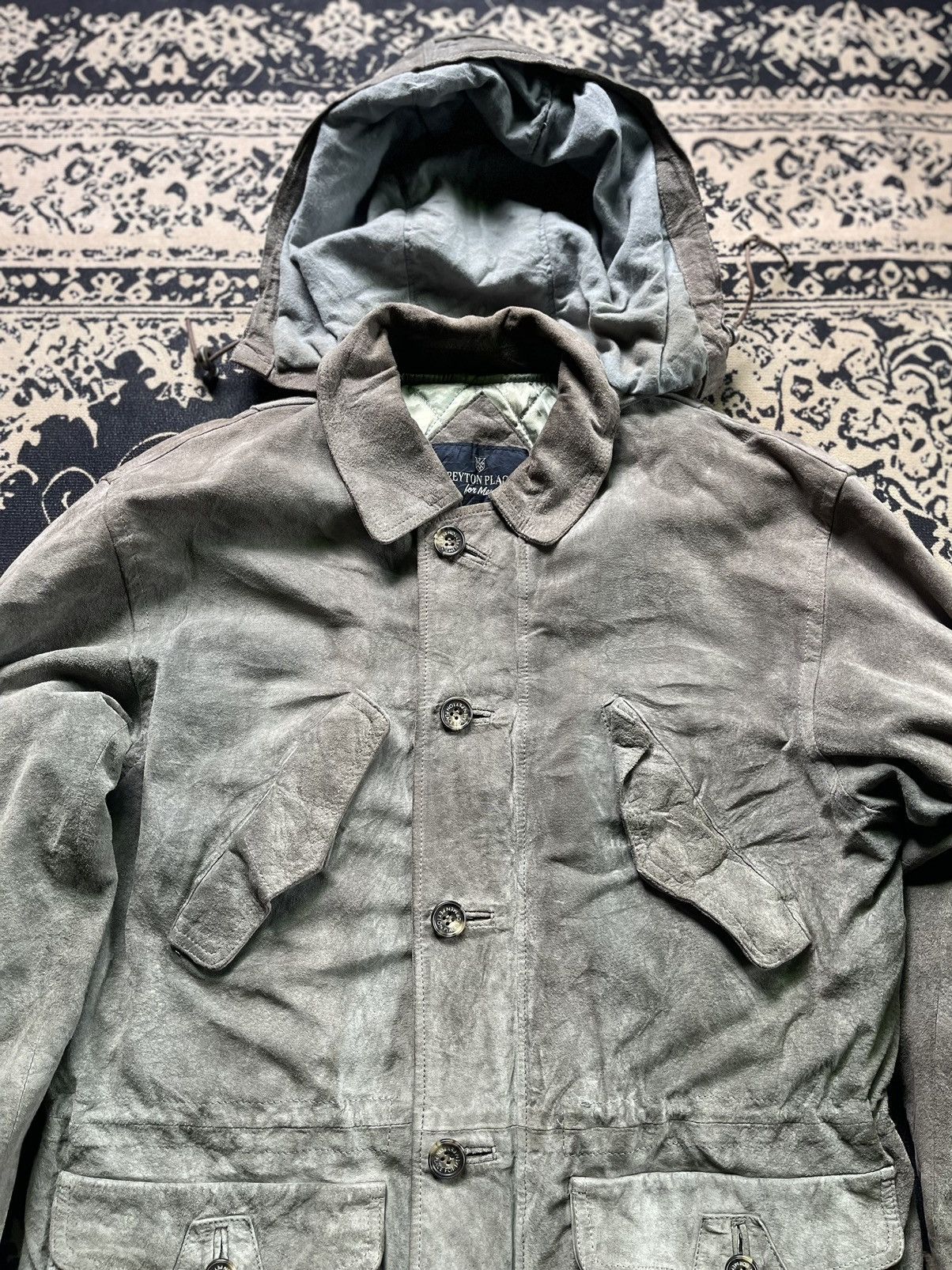 PPFM VTG Peyton Place For Men Suede Leather Parka Jacket Archive Size US M / EU 48-50 / 2 - 7 Thumbnail