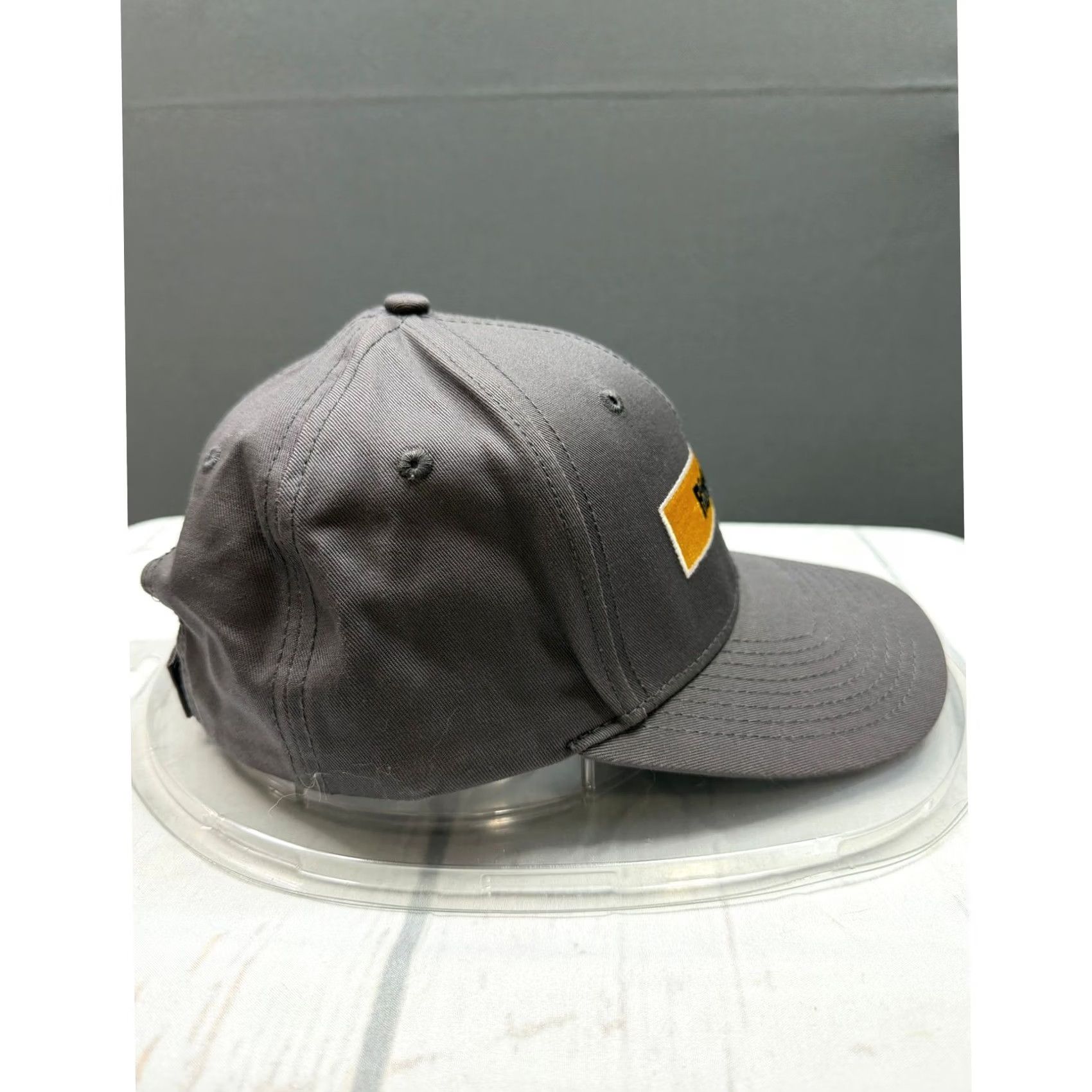 Caterpillar Caterpillar Hat Mens Grey Embroidered Patch Adjustable Workwear Cap OSFA Size ONE SIZE - 4 Thumbnail