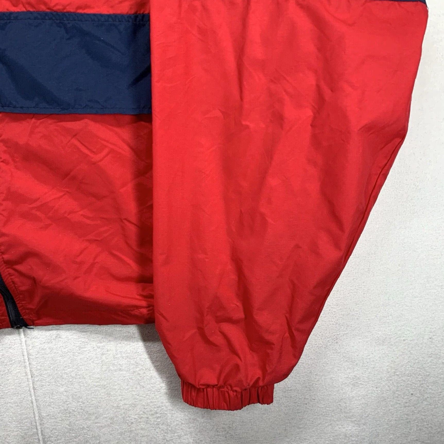 Vintage Vintage Sportsmaster Windbreaker Jacket Men XL Red 80s 90s Softshell Striped Logo Casual Size US XL / EU 56 / 4 - 7 Thumbnail