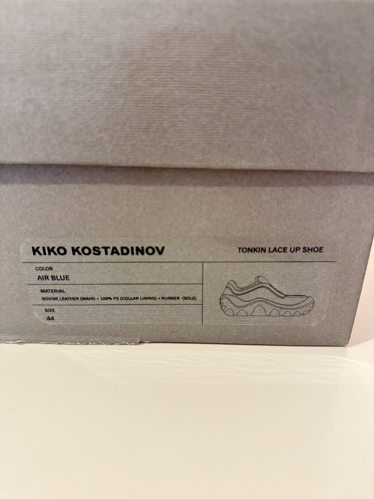 Kiko Kostadinov Kiko Kostadinov Tonkin Lace Up Air Blue Size US 11 / EU 44 - 13 Thumbnail