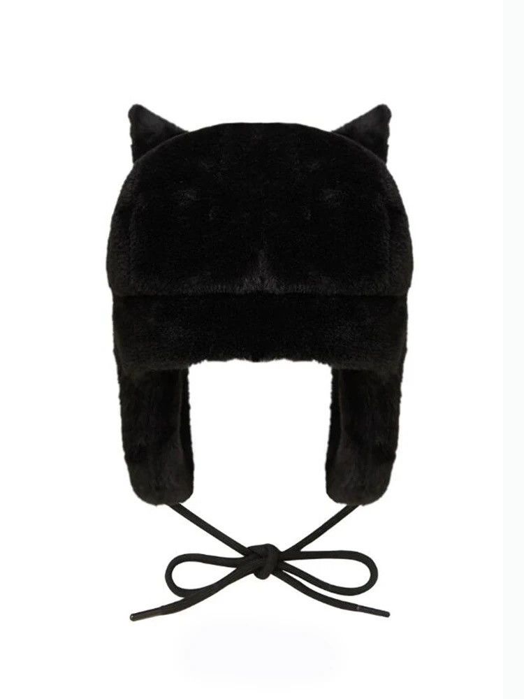 Handmade × Japanese Brand Rare Black Sonic Plush Hat Size ONE SIZE - 3 Thumbnail
