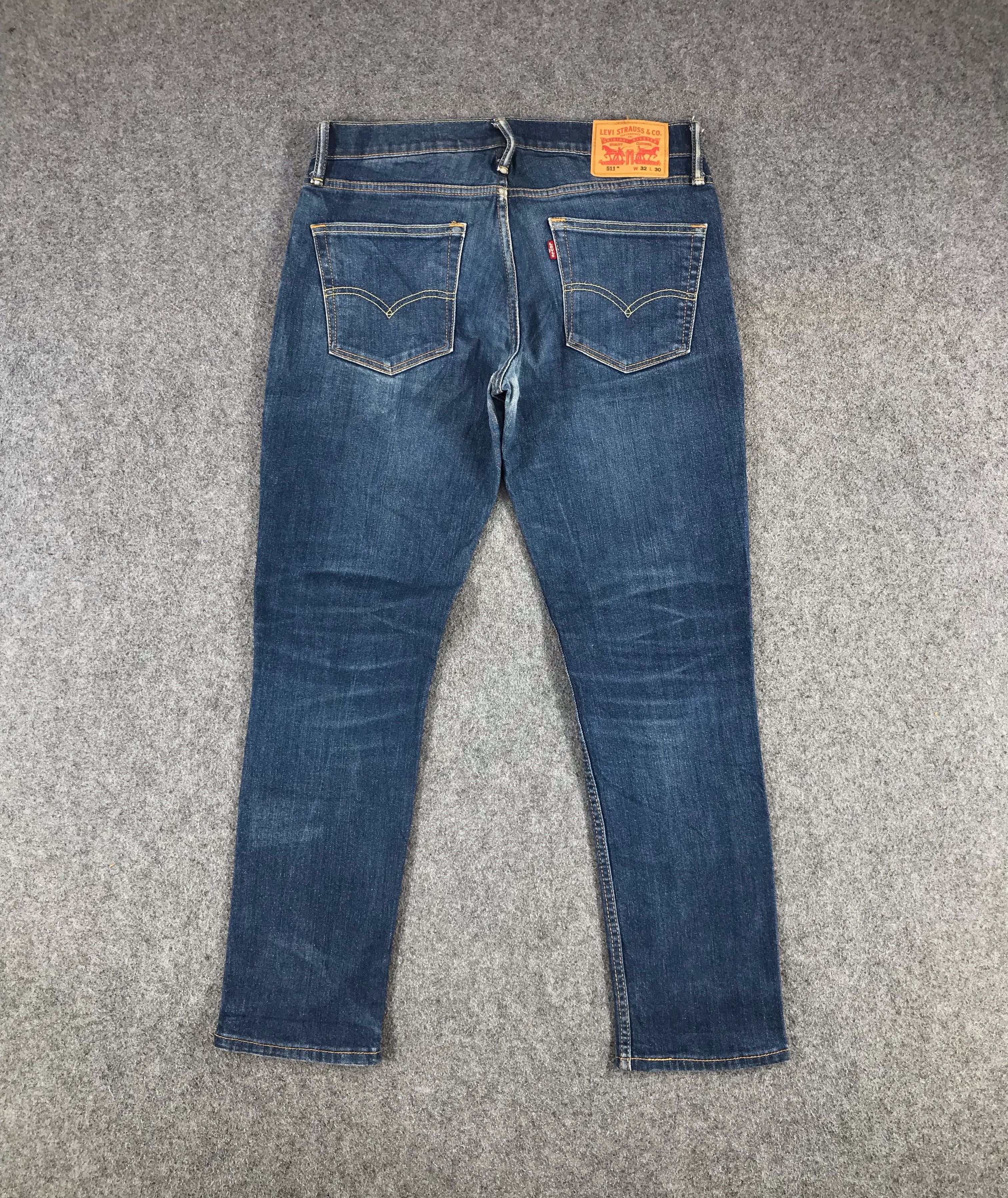 Levi's Vintage Levis 511 Jeans Blue Wash Denim KJ511 Size US 33 - 2 Thumbnail