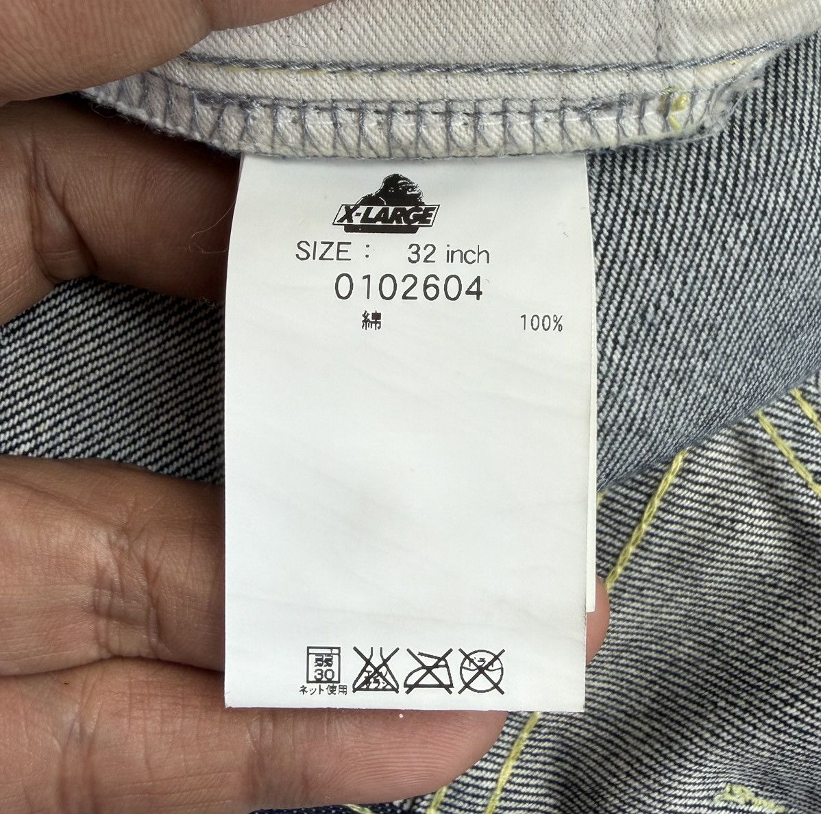Xlarge XLarge Front Logo Selvedge Denim Pants Size US 32 / EU 48 - 11 Thumbnail