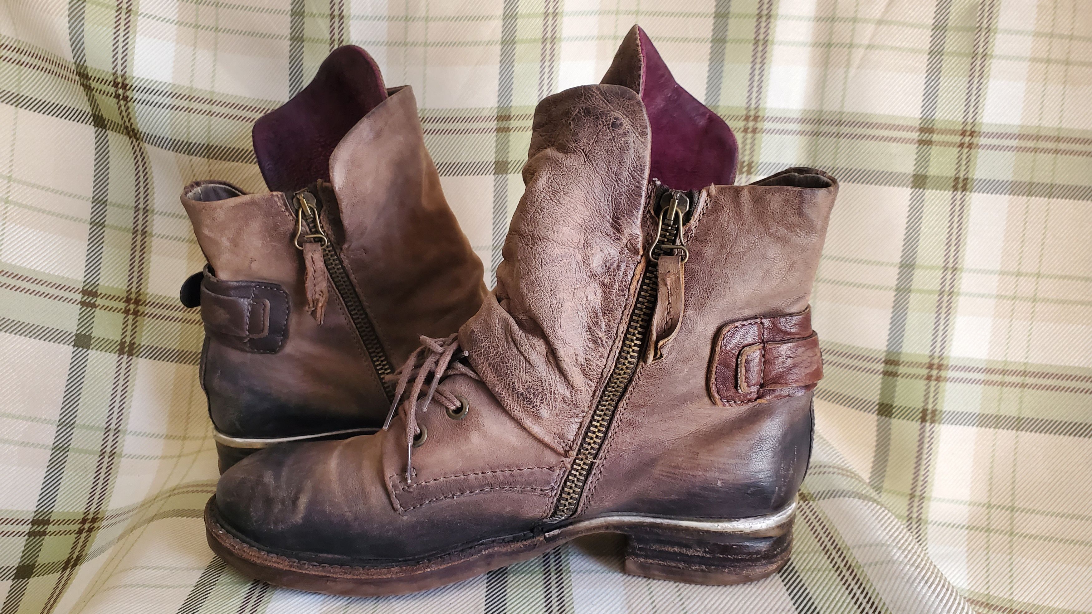 A.S.98 A.S 98 Brown Ankle Pull On Boots Size US 8 / IT 38 - 5 Thumbnail