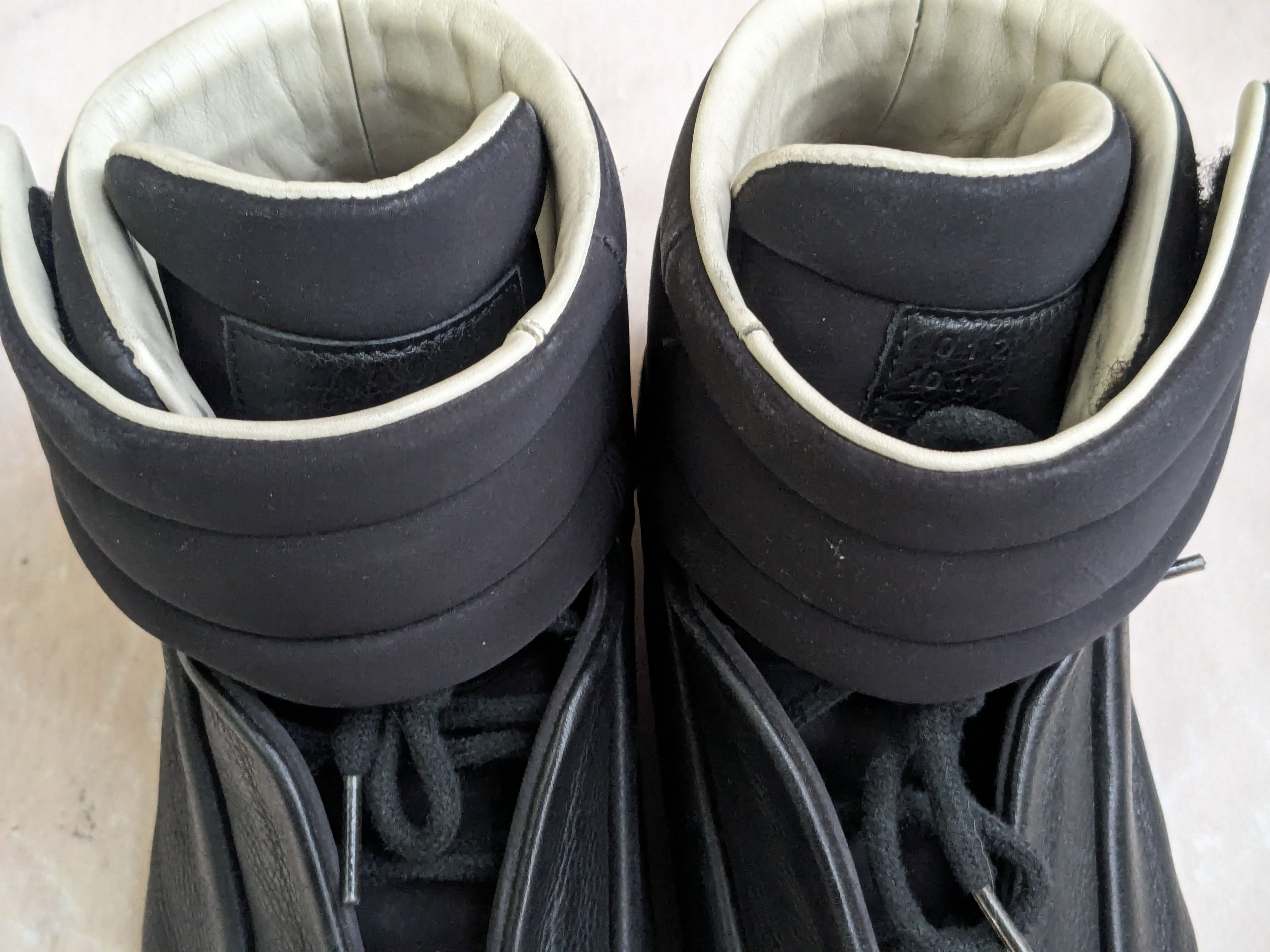 Maison Margiela Maison Margiela Future Black 8 41 High Tops Leather Size US 8 / EU 41 - 2 Thumbnail