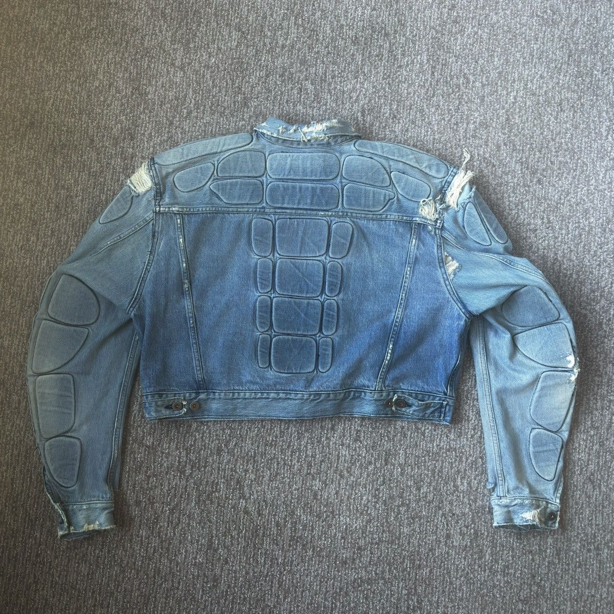 Balenciaga × Gap × Yeezy Prototype Padded Denim Jacket Size US M / EU 48-50 / 2 - 2 Thumbnail