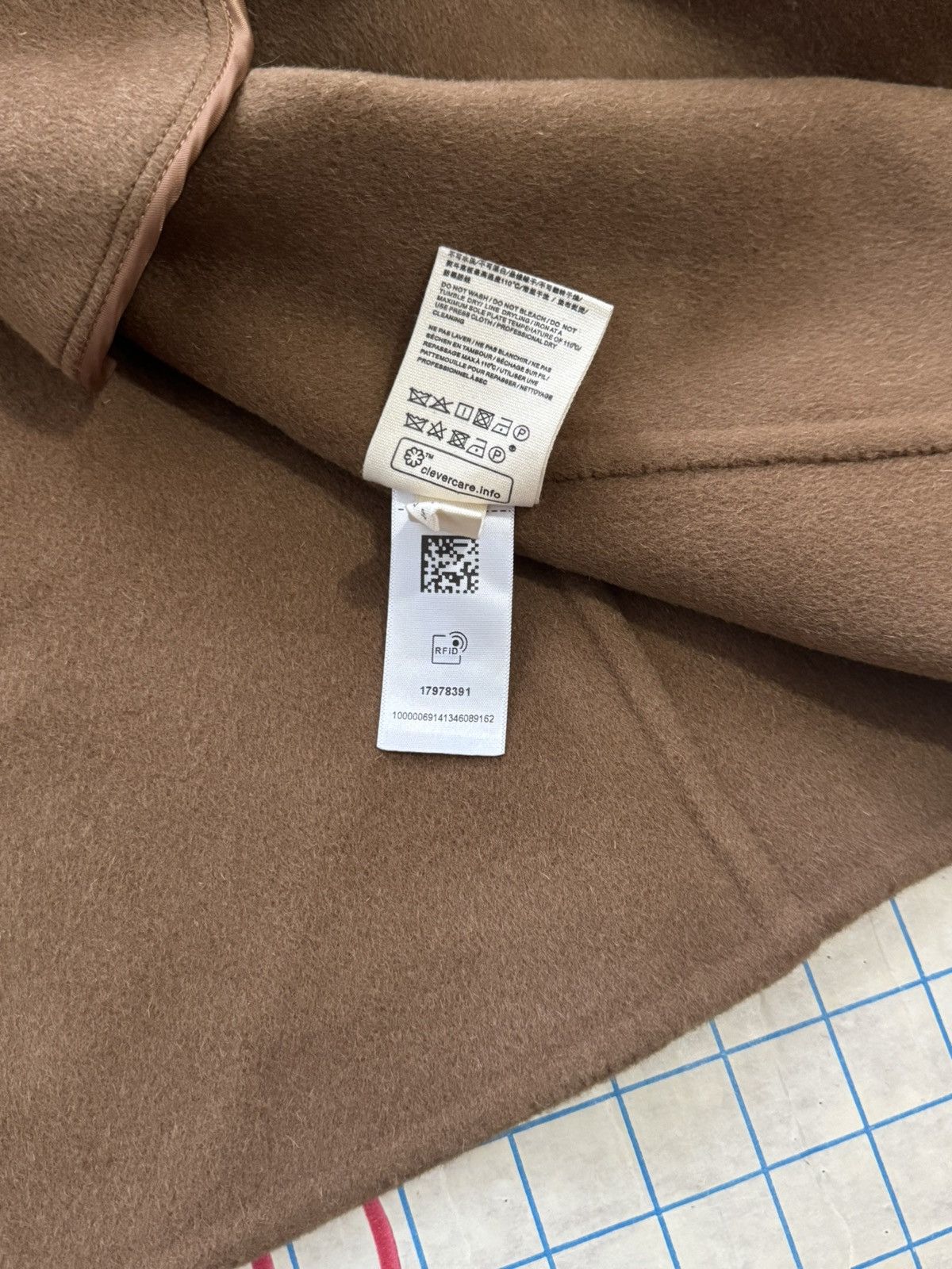 Carven × Designer Carven Women’s Wool Long Coat Brown Size 38 Size S / US 4 / IT 40 - 10 Thumbnail