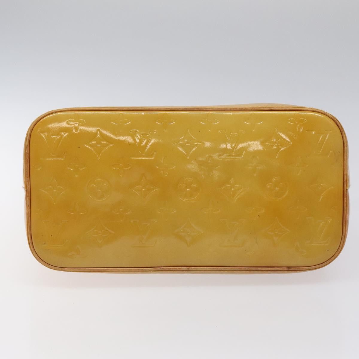 Louis Vuitton LOUIS VUITTON Monogram Vernis Houston Hand Bag Beige M91004 Size ONE SIZE - 9 Thumbnail
