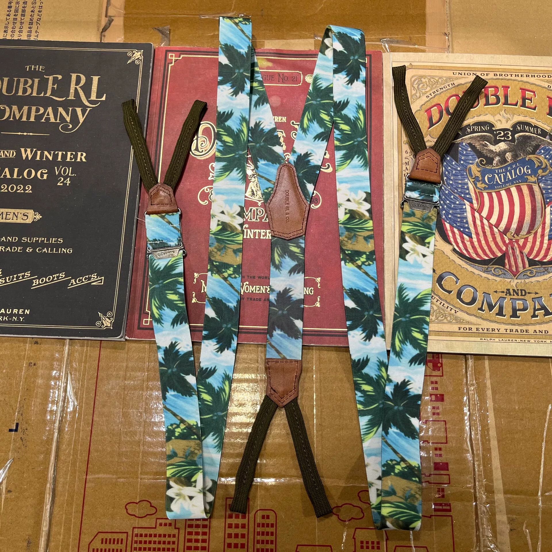 RRL Ralph Lauren colorful suspenders from Double RL Ralph Lauren Size ONE SIZE - 1 Thumbnail