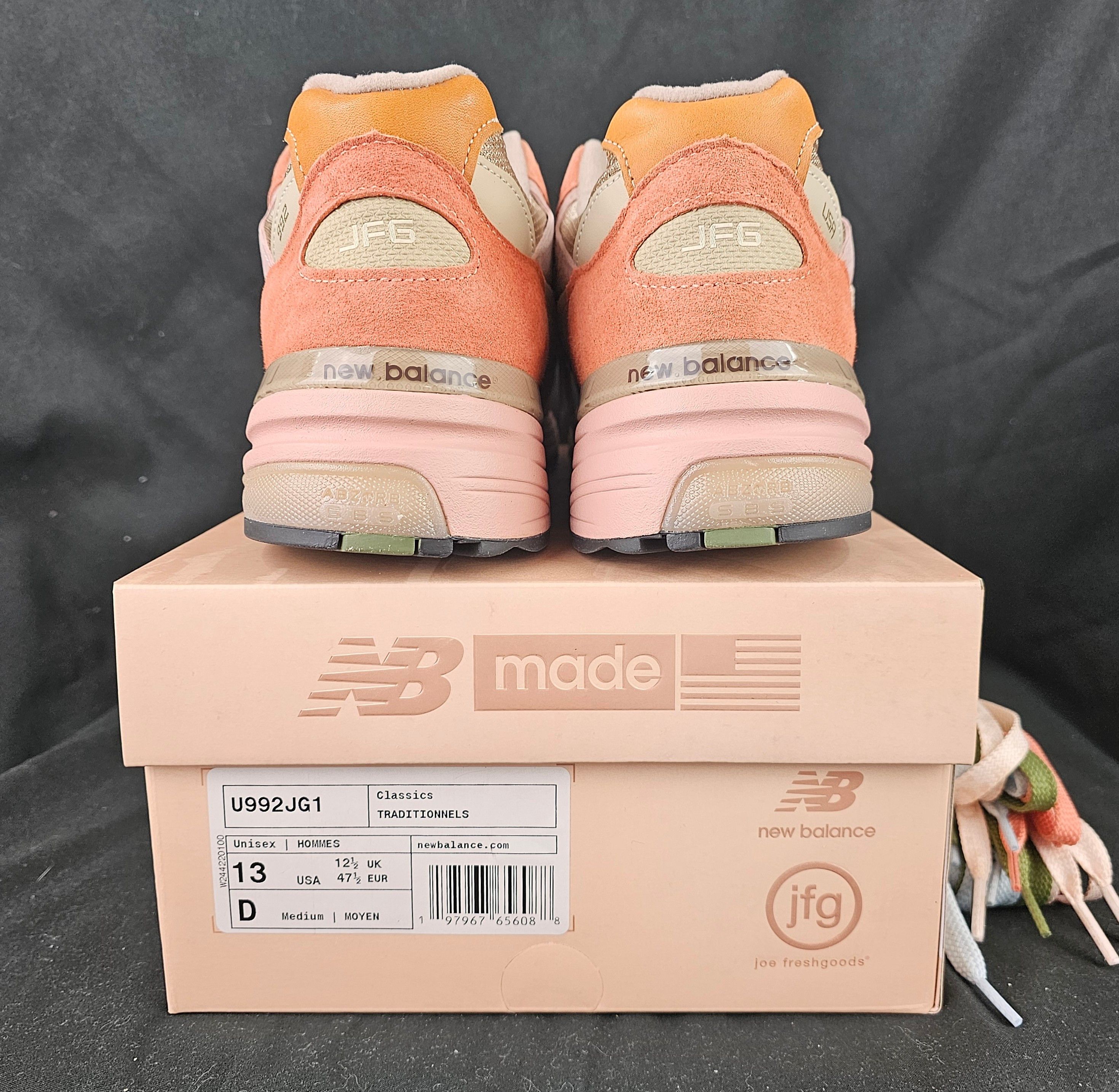 Joe Freshgoods SIGNED BOX Joe Freshgoods x New Balance 992 MiUSA Aged Well Size US 13 / EU 46 - 10 Thumbnail
