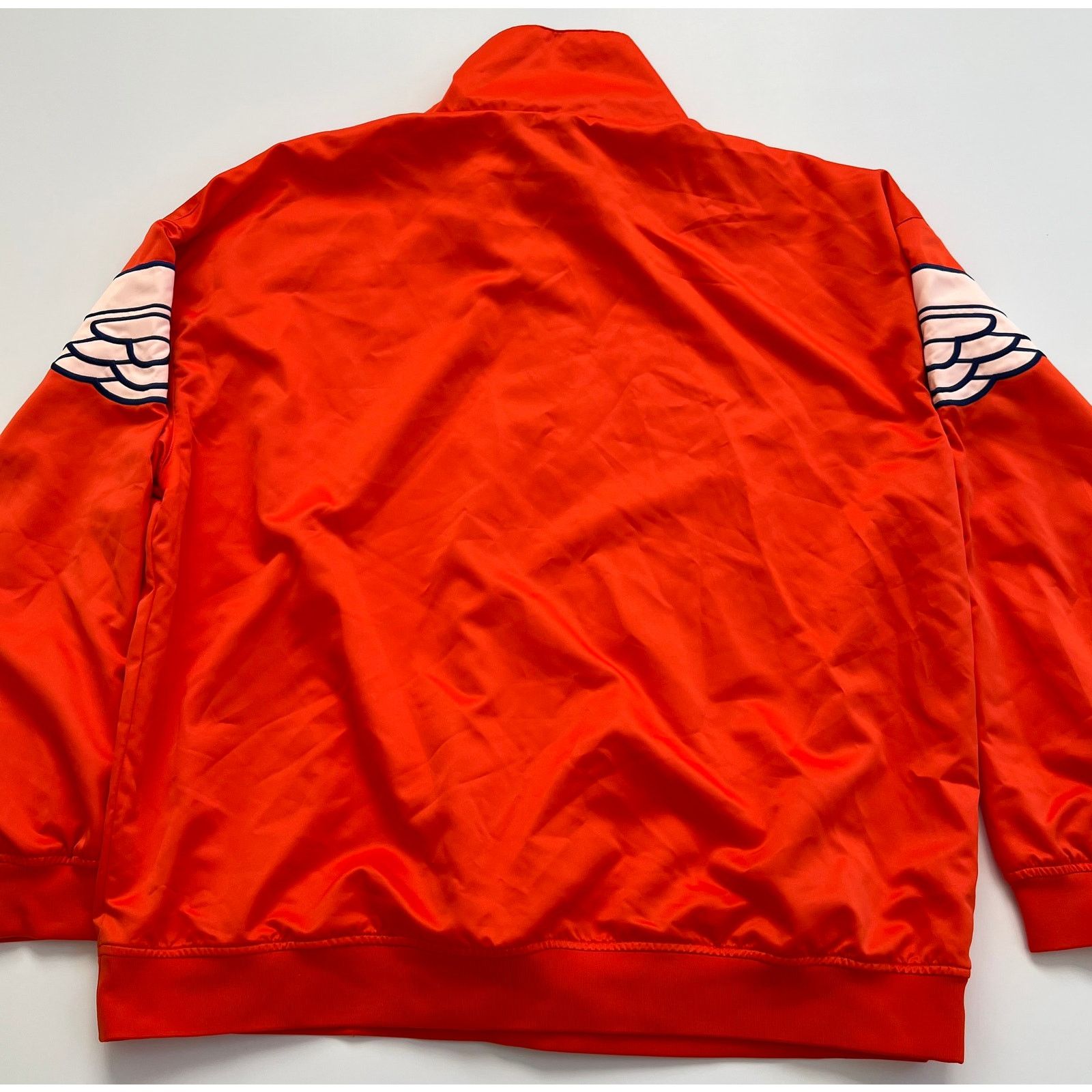 Jordan Wings hot Classic Pull-Over Orange/Blue Men's Jacket AO0406-891 Size XL