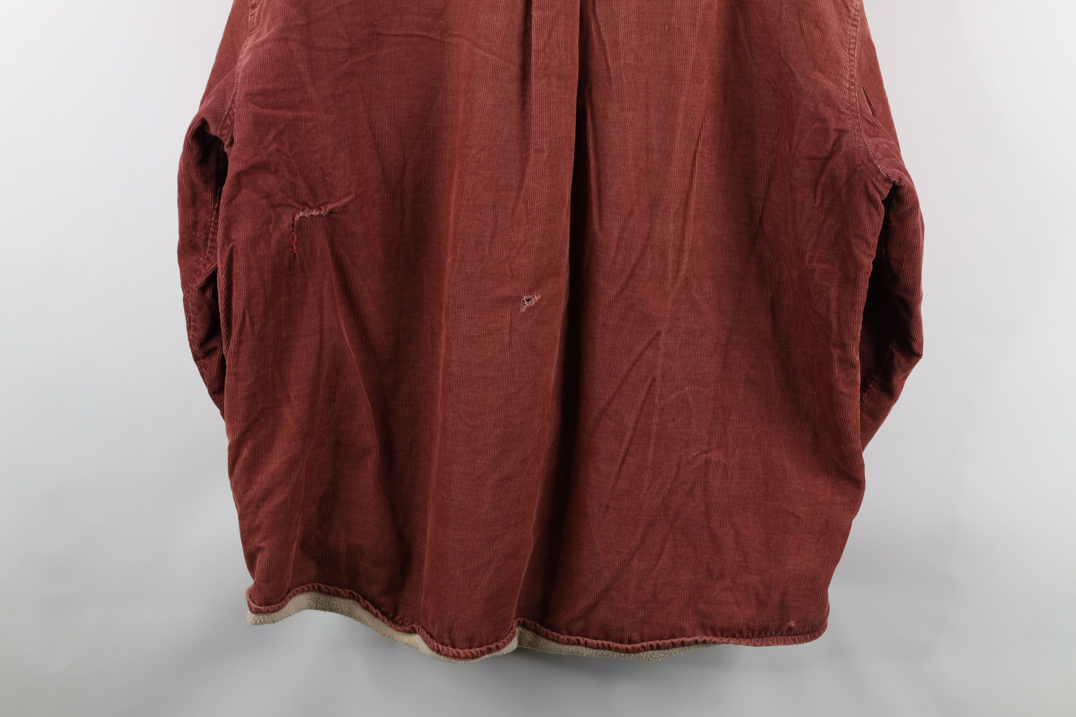 Vintage Vintage Woolrich Fleece Lined Corduroy Button Shirt Jacket Size US XXL / EU 58 / 5 - 16 Thumbnail
