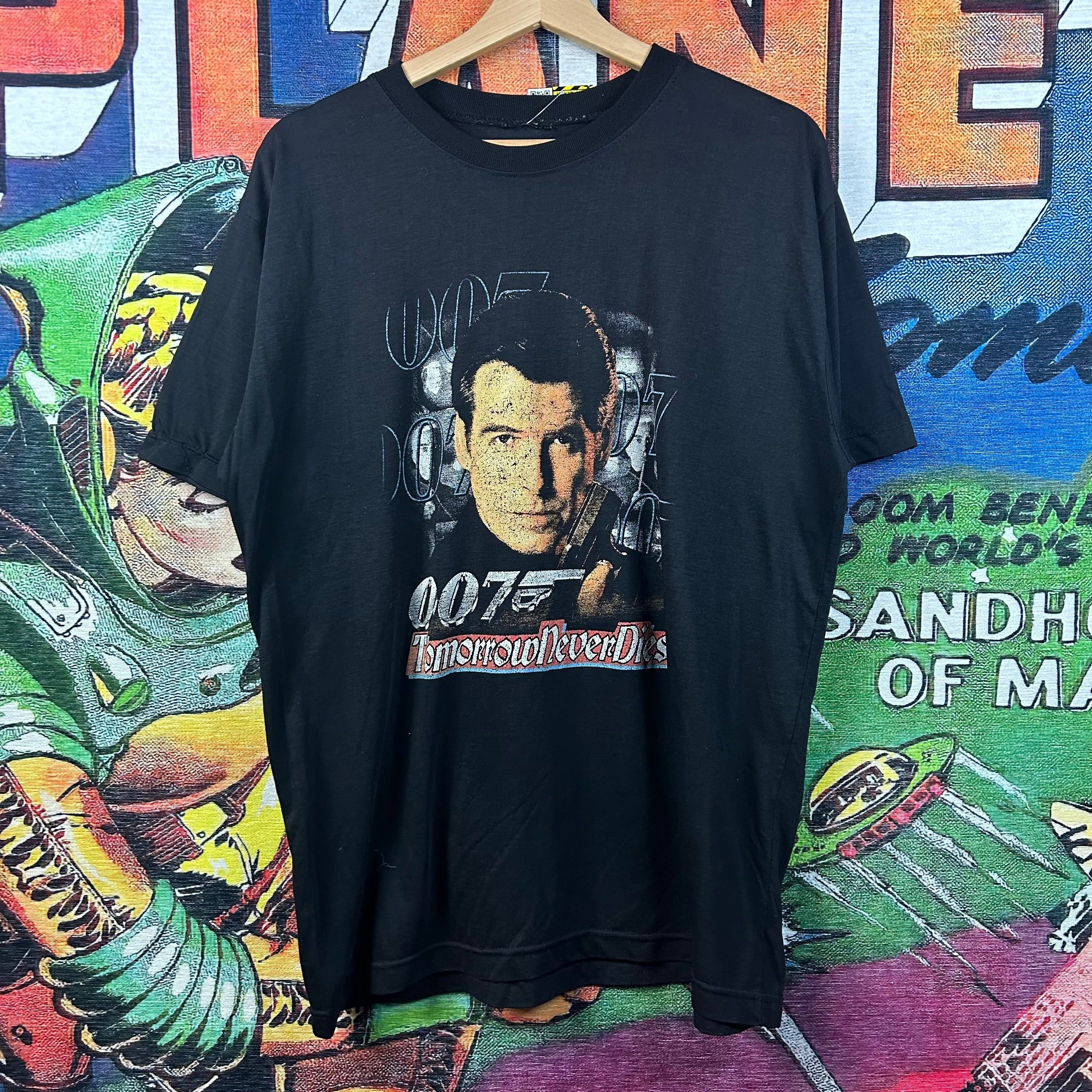 SPY Optic × Vintage Vintage 90s James Bond ‘Tomorrow Never Dies’ Tee Size Large Size US L / EU 52-54 / 3 - 1 Thumbnail