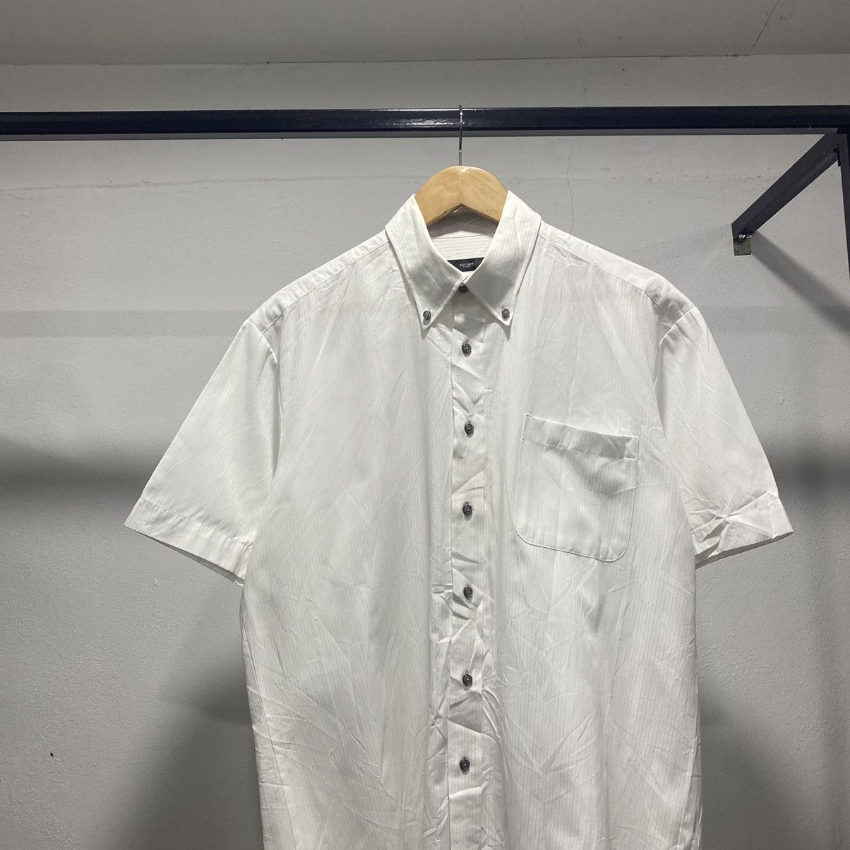Yohji Yamamoto Sick☠️ Yohji Yamamoto Sacsny Y’saccs Ss Shirt Designer Japan Size US L / EU 52-54 / 3 - 3 Thumbnail