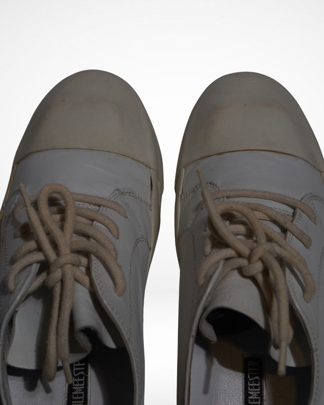 Ann Demeulemeester 2000s Oversized Toe Cap Shoe Size US 8 / IT 38 - 8 Thumbnail