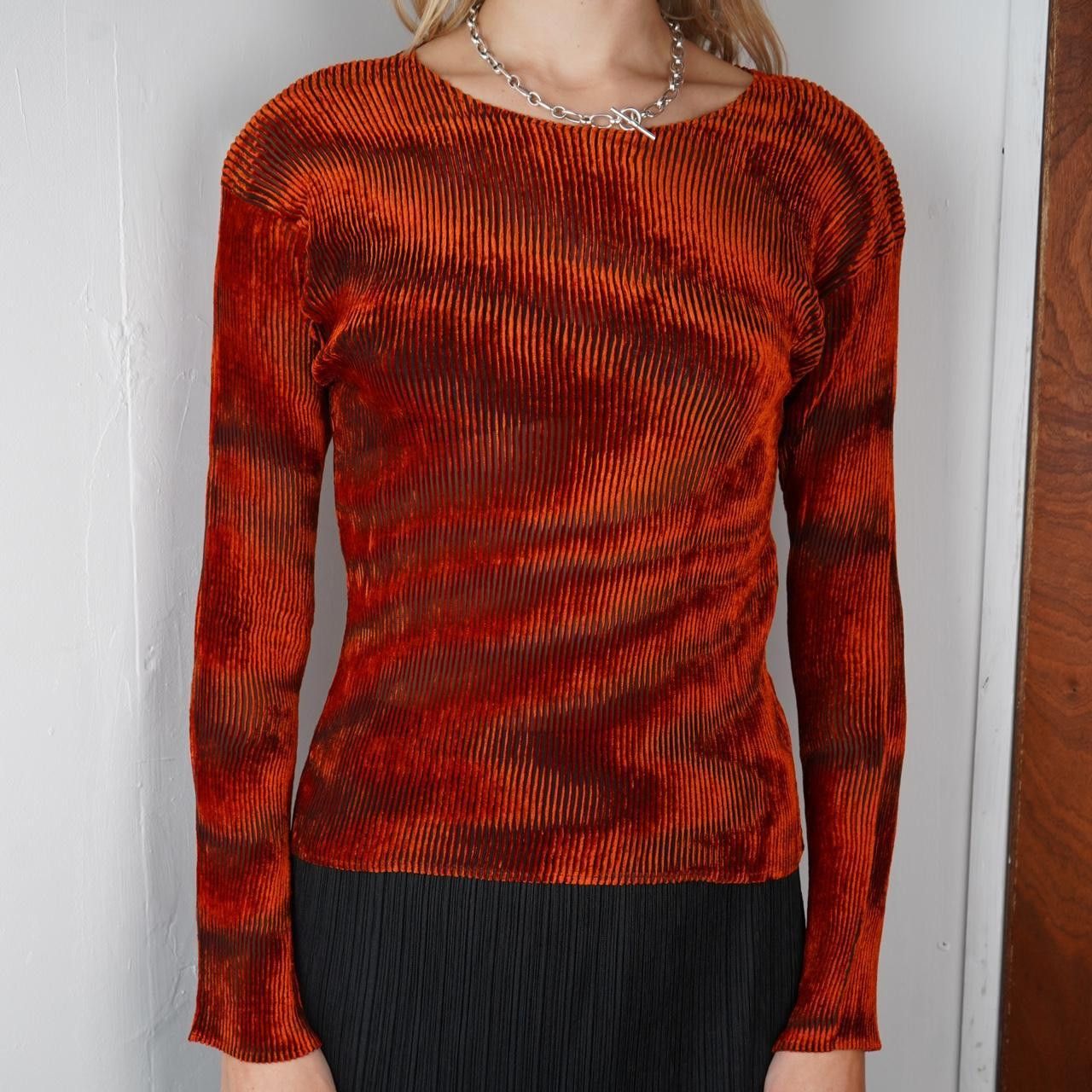 Issey Miyake Issey Miyake Felt Long sleeve top Size ONE SIZE - 1 Thumbnail