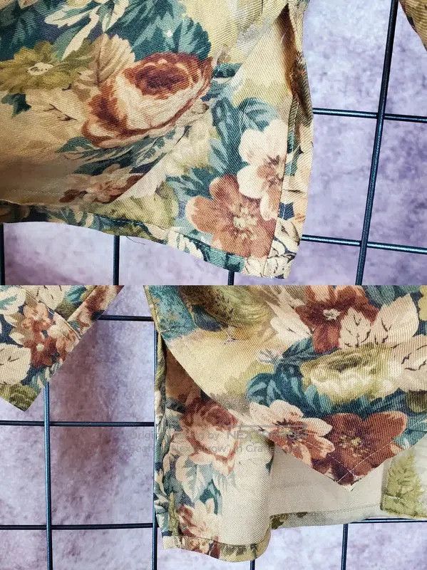 Burberry Burberry Floral Pattern Long Sleeve Shirt for Women. Size L / US 10 / IT 46 - 5 Thumbnail